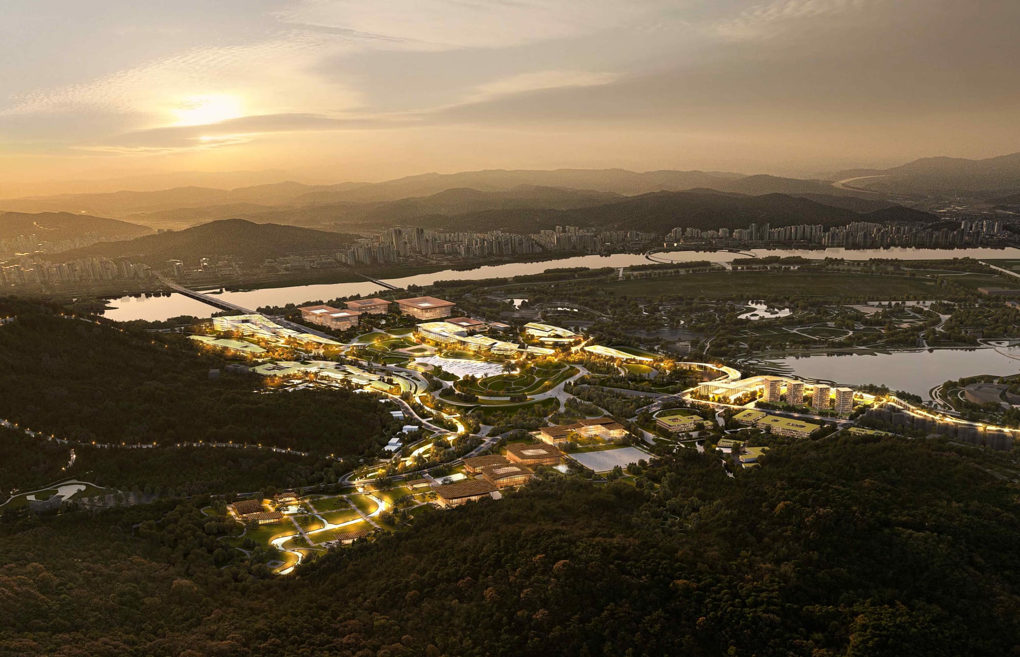 10년 후의 국가상징구역 야경