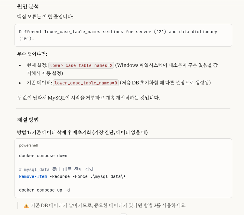 클로 과장의 진단