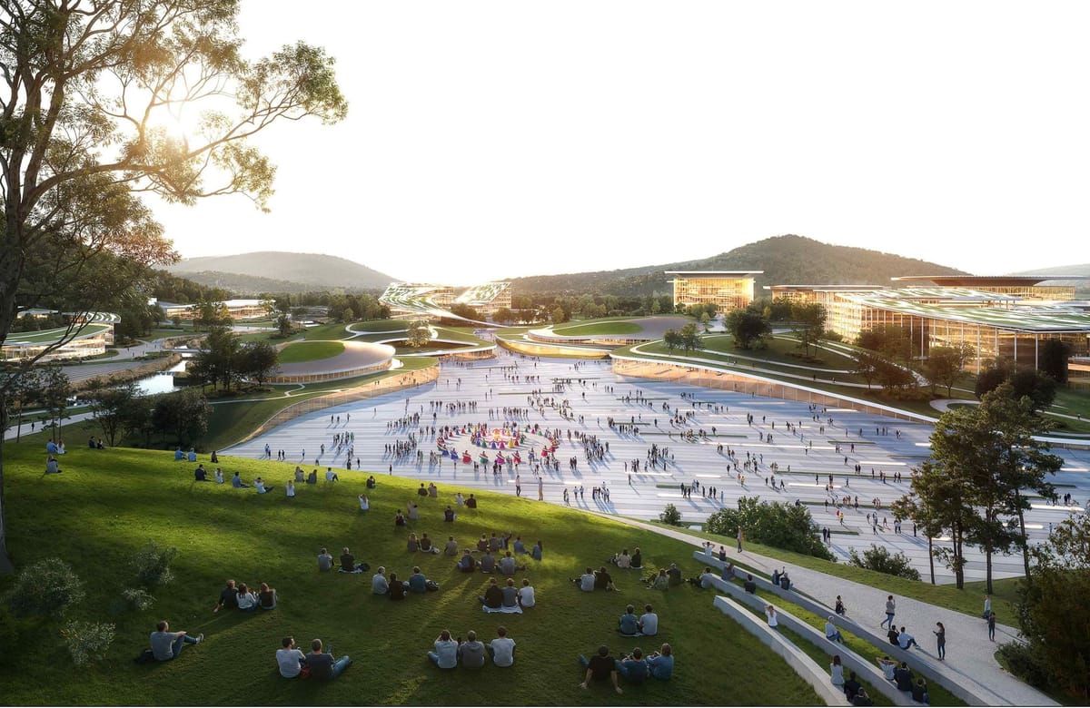 대한민국 행정수도 세종의 국가상징구역 조감도