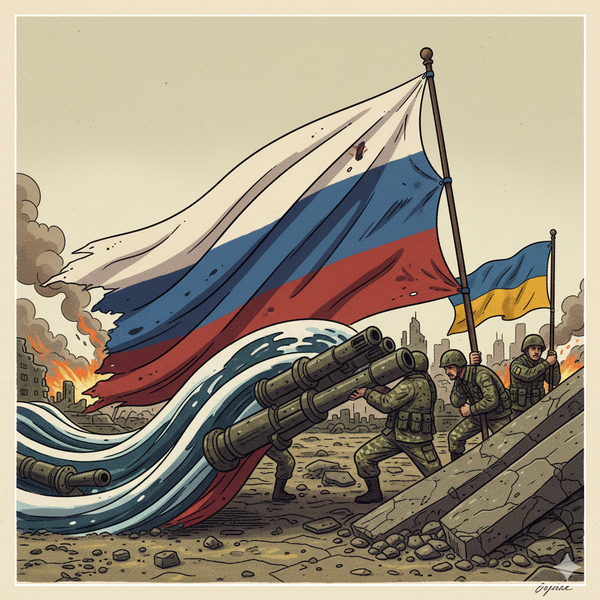 여전히 전쟁은 진행중 (Google AI Studio 생성)